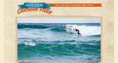 Desktop Screenshot of hopetouncaravanpark.com